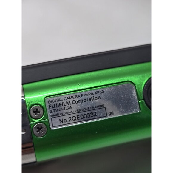 Fujifilm FinePix XP50 Waterproof Digital Camera Green Tested & Working - Picture 7 of 17